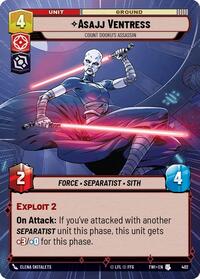 Asajj Ventress - Count Dooku's Assassin (Hyperspace)